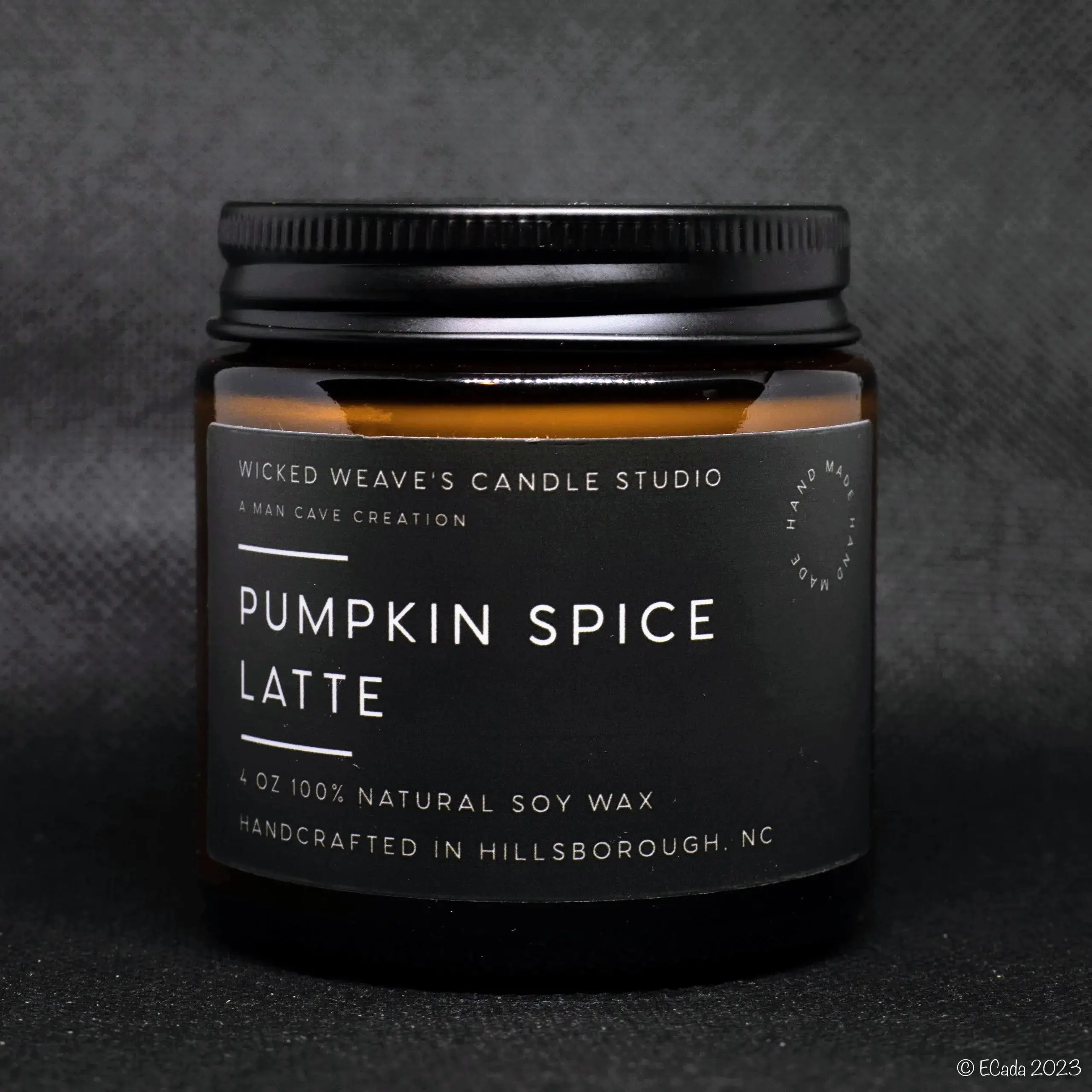 Wicked Weave’s Candle Studio - Wholesale Jar/Filled Candle - Pumpkin Spice Latte Soy Wax Candles (4 Size Options) 1