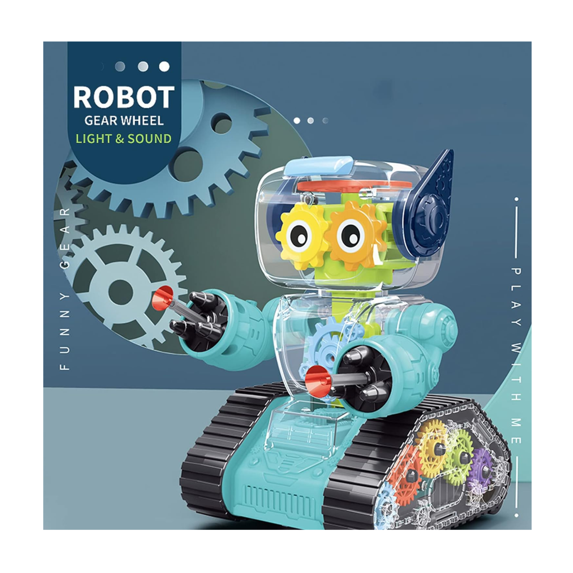 K & S WHOLESALE INC – Engroshandel Elektronisk legetøj - Børn og baby – DANSENDE TANDHJULSROBOT 36 STK/CS3