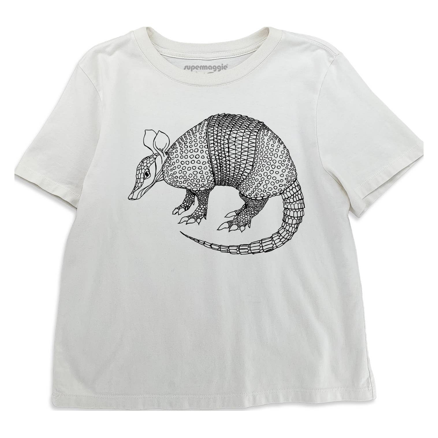Supermaggie @ Faire - Wholesale Screen Printed T-Shirt - Women's - Armadillo Gwenn Heavyweight Tee1