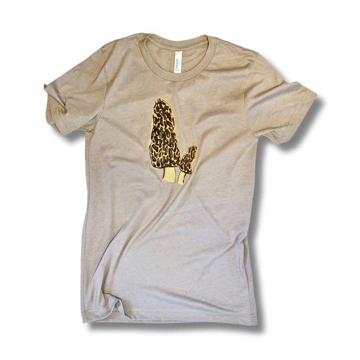 Adult Morel Mushroom T-shirt for wholesale by Small Family Clothing
