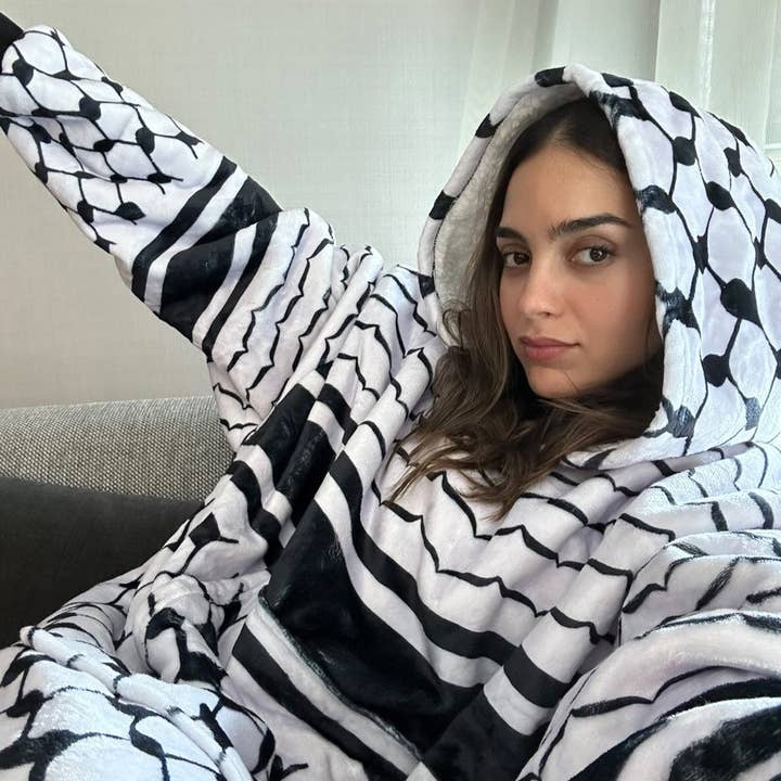 Wear The Peace - Vente Sweat à capuche – unisexe - Hoodie Couverture Kufiya4