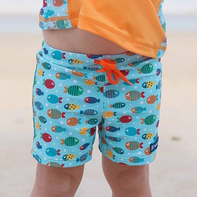 Slip de bain pour enfants | Fish Frenzy pour la vente par Tic Tas Togs
