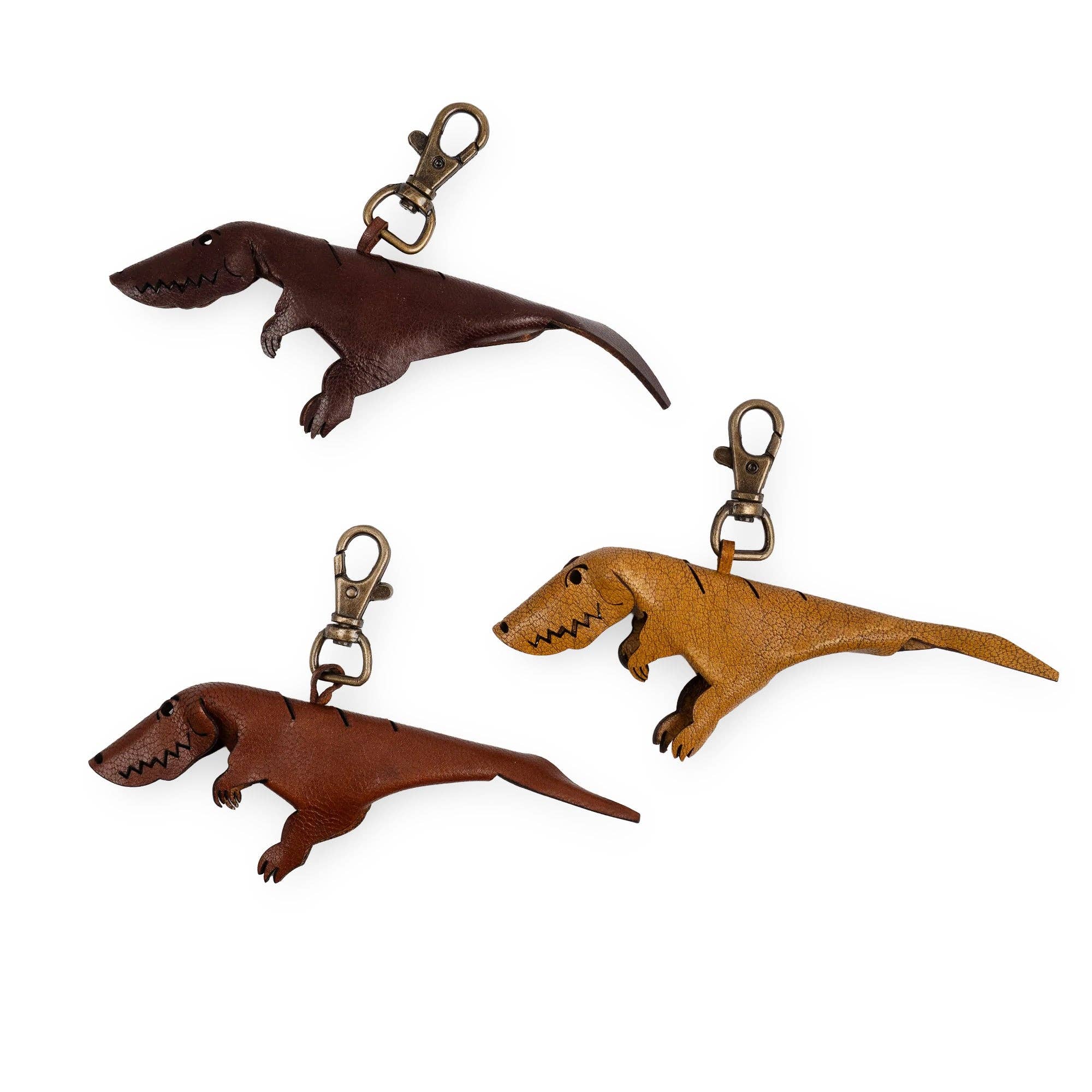 Sugarboo & Co – wholesale Keychain – Unisex – Leather Dinosaur Keychains - Assorted Set of 120
