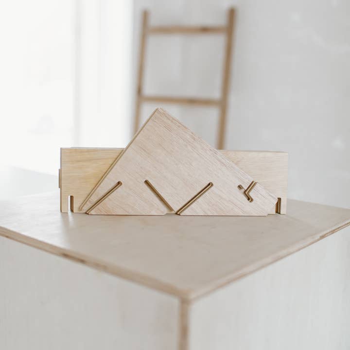 Reminder Nail Polish - Wholesale Display Shelf - 2-Tiered Birch Shelf (13")6