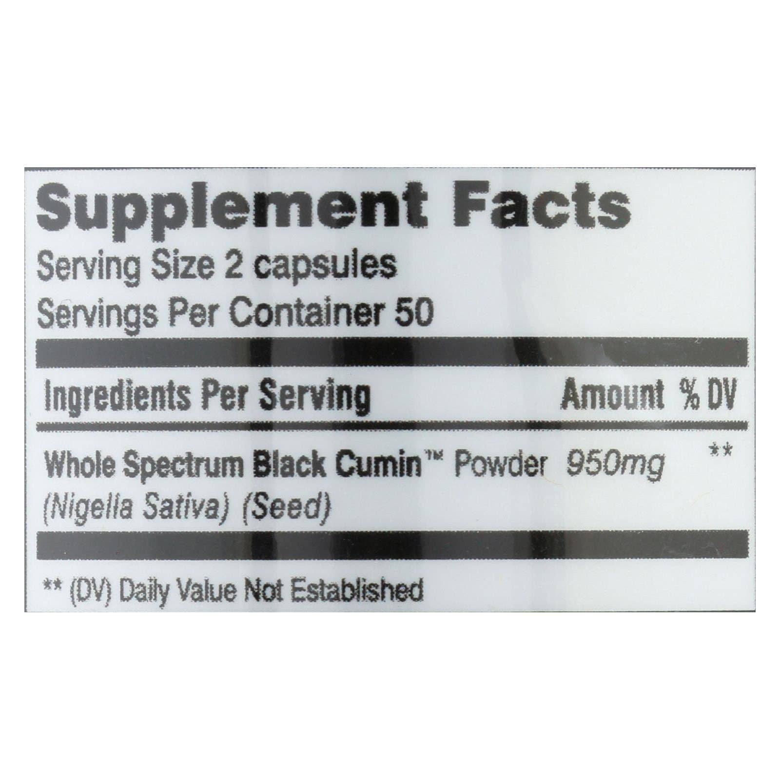 Everyday Supply Co - Wholesale Oral Supplement/Vitamin - Amazing Herbs - Black Seed - 100 Capsules1