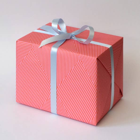 Haferkorn & Sauerbrey - Vente Feuille de papier cadeau - Papier cadeau à rayures pop0