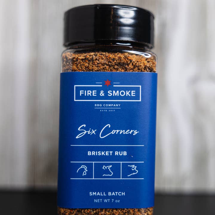 Fire & Smoke BBQ Company - Vendita all'ingrosso Mix di spezie - Six Corners - Rub per Brisket