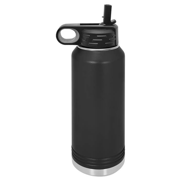 9th Letter Press - Wholesale Water Bottle - Custom Engraved 32oz Insulated Stainless Steel Water Bottle10