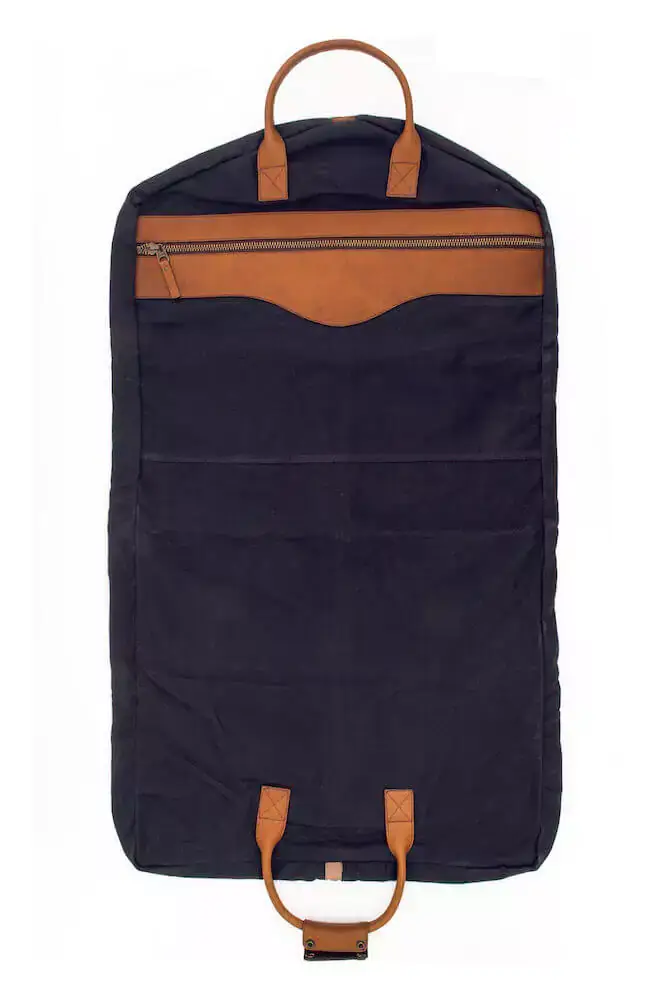 Mission Mercantile Leather Goods – Engroshandel Dragtpose – Kampagne Voksbehandlet lærred Tøjpose14