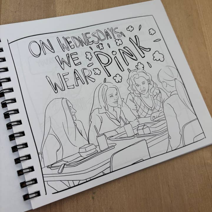 UNDERDOG NATION - Wholesale Coloring & Activity Book - Adult - Mean Girls Pint Size Coloring Book7