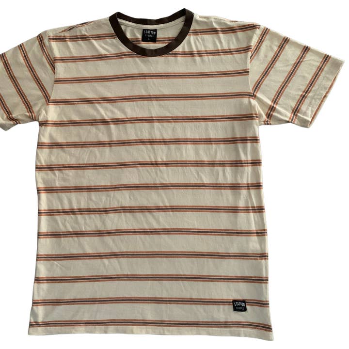 Sand Chocolate Syrup Outback Short Sleeve Tee for wholesale on Faire0