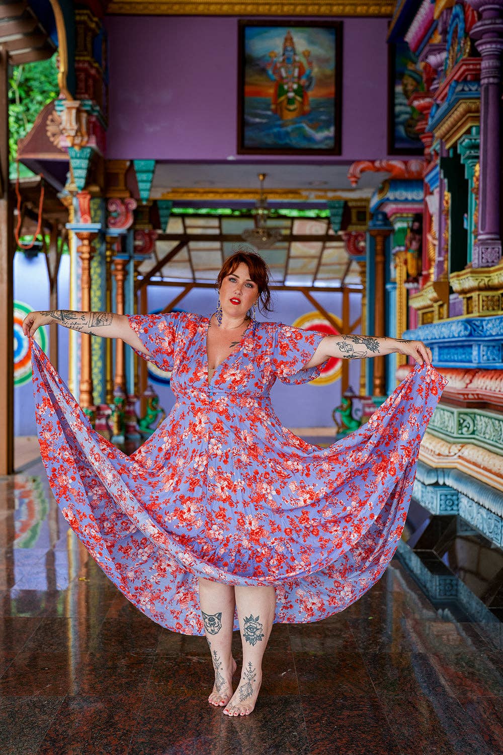 Jinx the label - Wholesale Dress - Women's - Mary Dress - Sunset Prism8