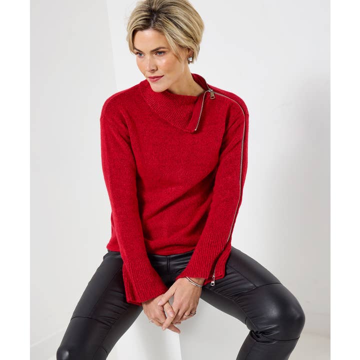 Roxanne Trui met Ritsmouwen voor wholesale door Joe Browns