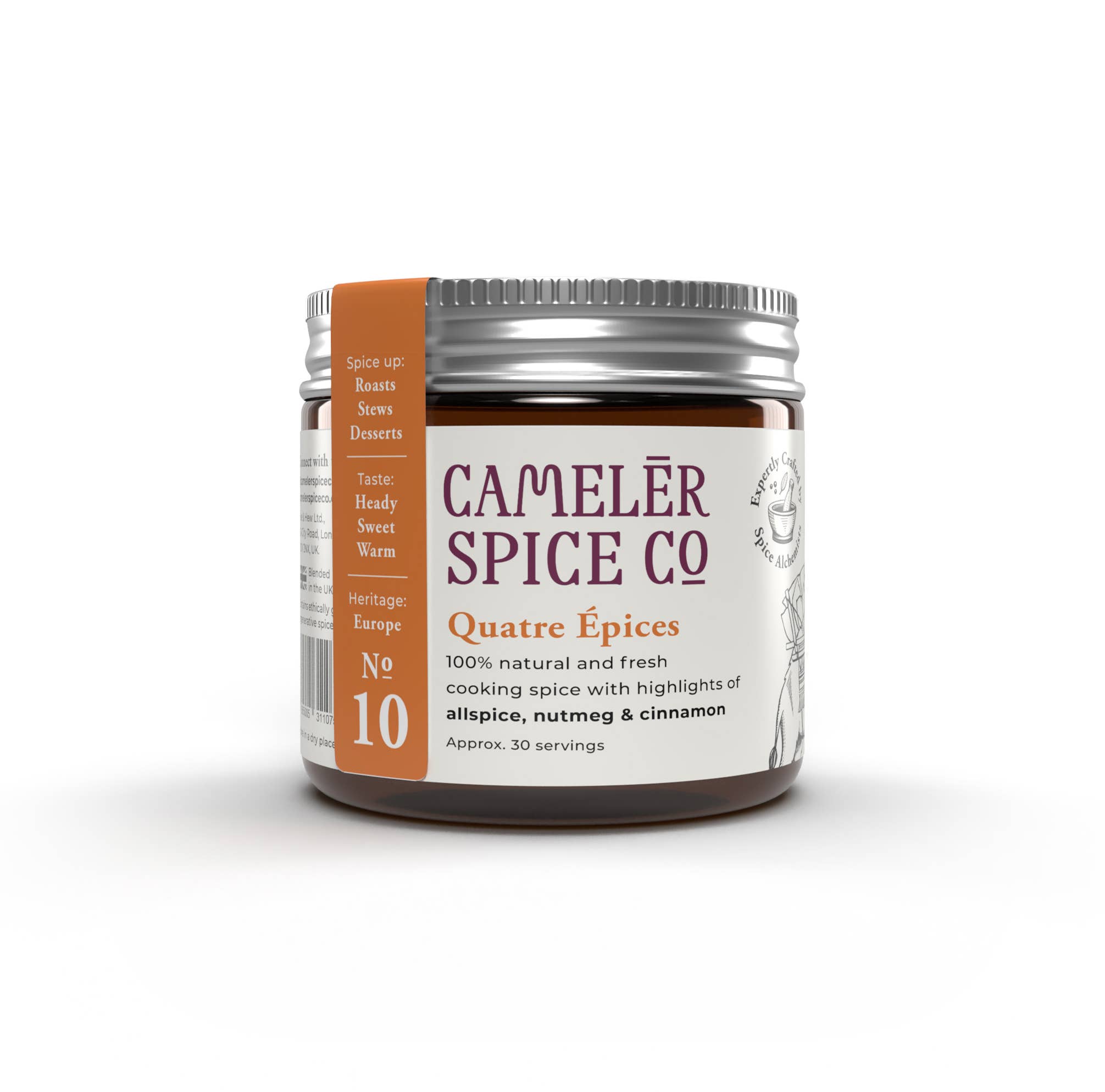 Camelēr Spice Co. – wholesale Dried spice mix – Quatre Épices - 17th Century French Mixed Spice Blend0