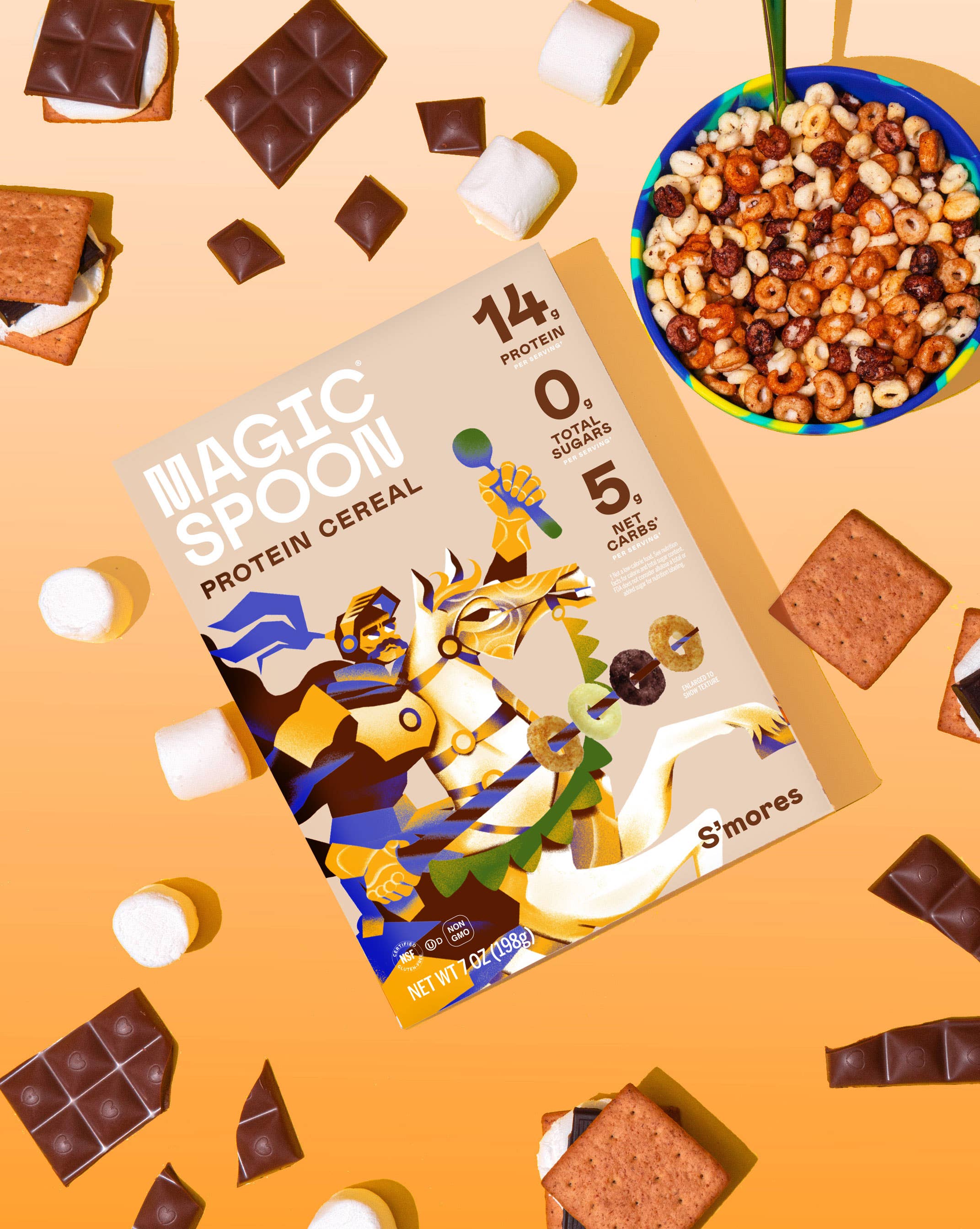 Magic Spoon - Wholesale Breakfast Cereal - Magic Spoon Smores Protein Cereal (8 boxes)4