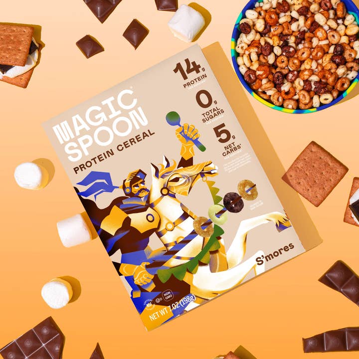 Magic Spoon - Wholesale Breakfast Cereal - Magic Spoon Smores Protein Cereal (8 boxes)4