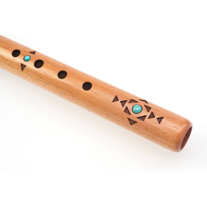 High Spirits Flutes – wholesale Musikinstrument – Sparvhök 'A' Spansk Ceder med Turkos