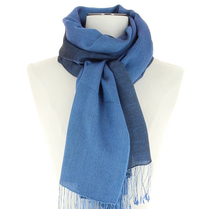 DIWALI PARIS - Wholesale Head Scarf - Women's - BENARES SCARF - 50% WOOL / 50% SILK1