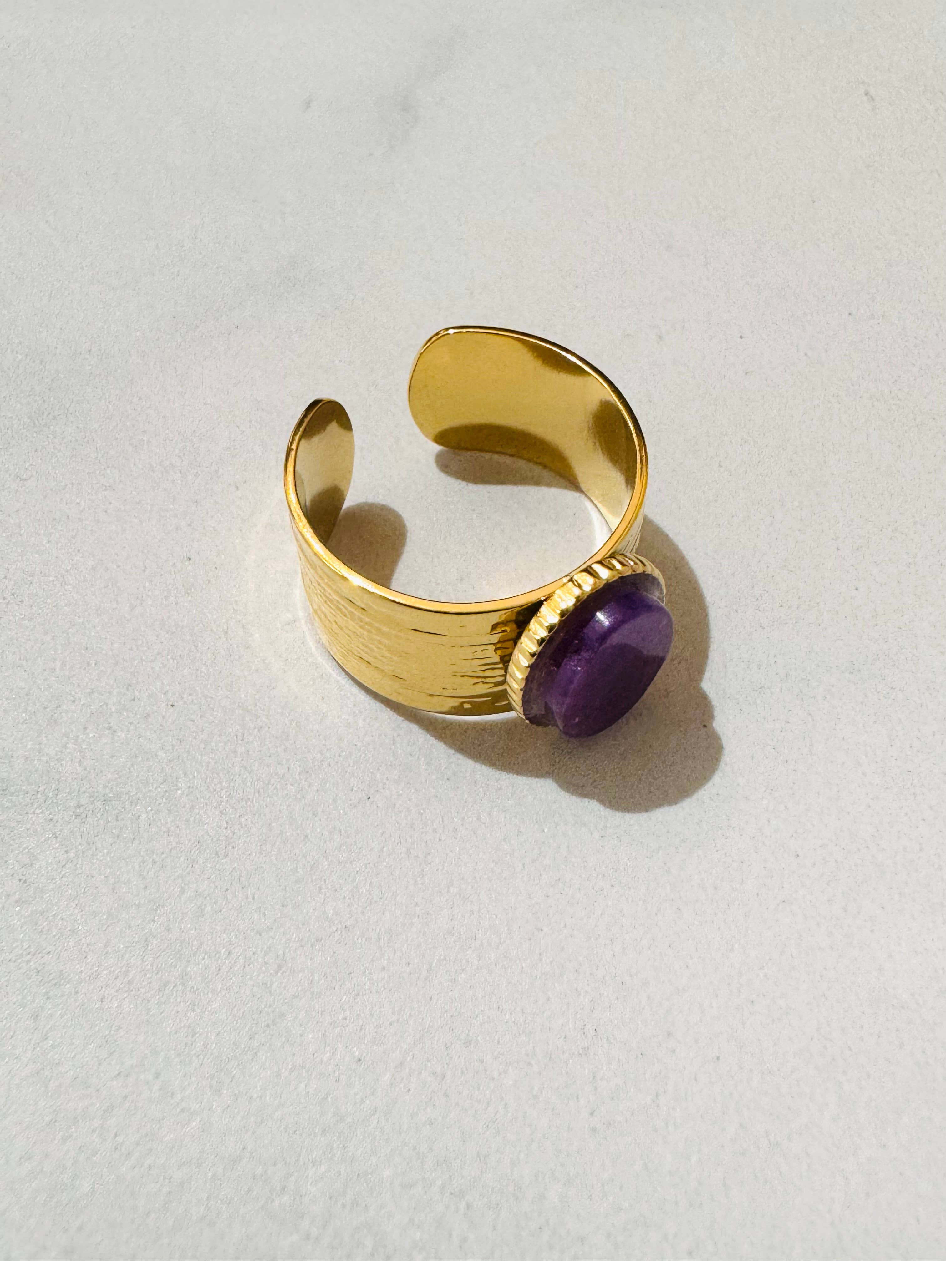 Cassette Barcelona - Wholesale Multi-Finger Ring - Paraiso Adjustable Stainless Steel Ring1