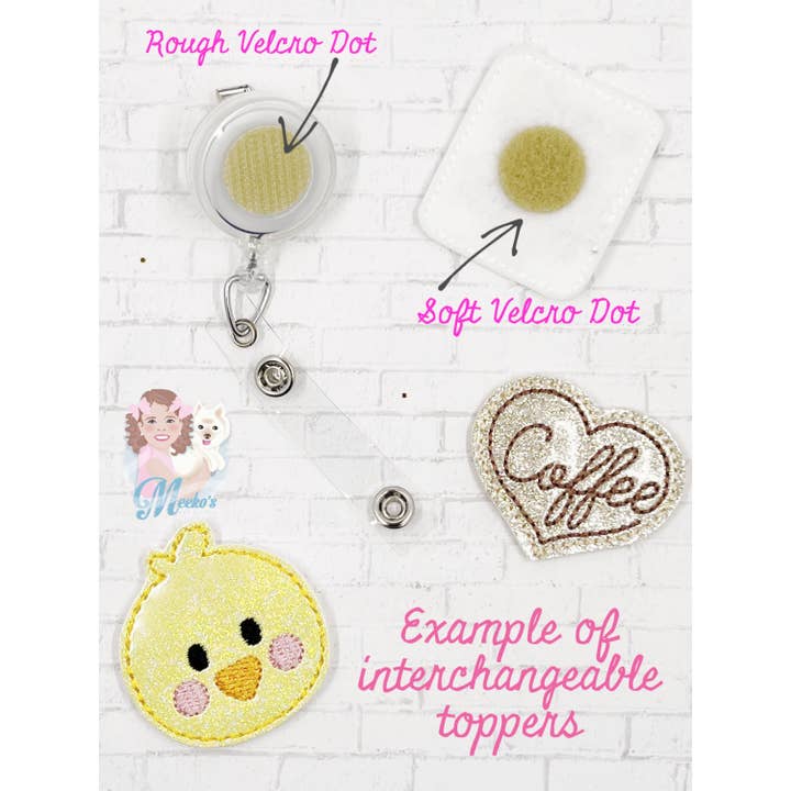 Meeko’s Must Haves - Wholesale Badge Accessory - Women's - Candy Corn Halloween Nurse & Teacher ID Badge Reel Clip