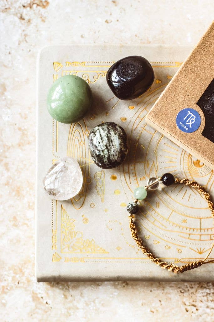 Mindful Living Co. - Wholesale Spiritual Stone/Crystal - Zodiac Crystal & Bracelet Gift Set 7