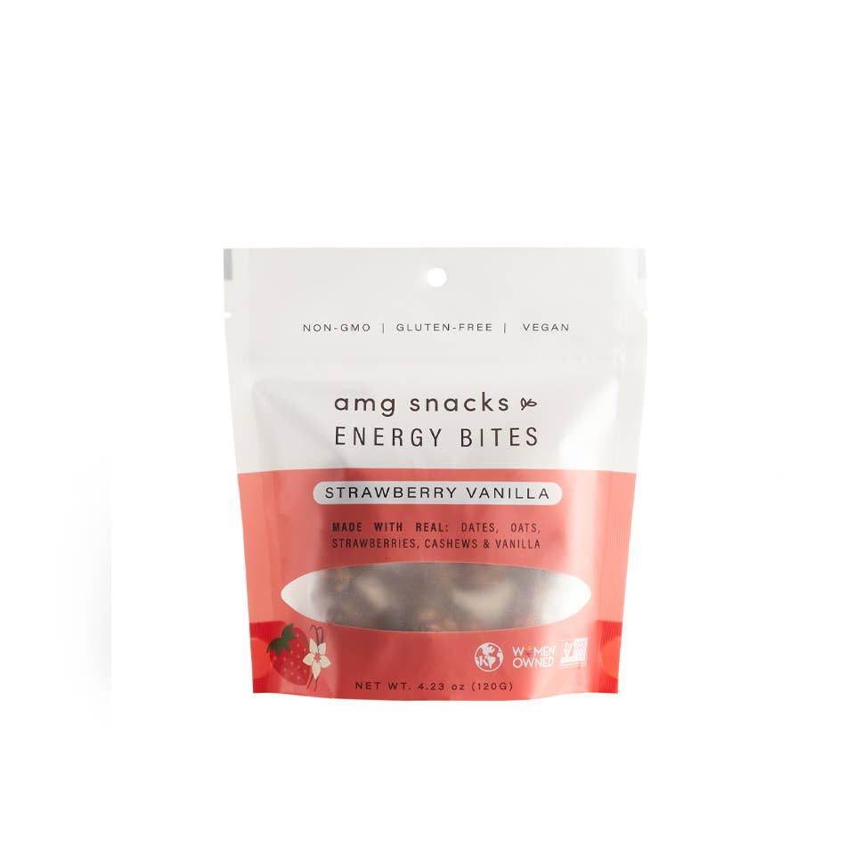 AMG Snacks - Wholesale Snack Bar - Strawberry Vanilla Energy Bite3