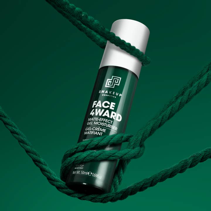 Shakeup Cosmetics - Wholesale Facial Moisturizer - Men's - FACE 4WARD - Oil Control Gel Moisturiser for Men. Made in UK