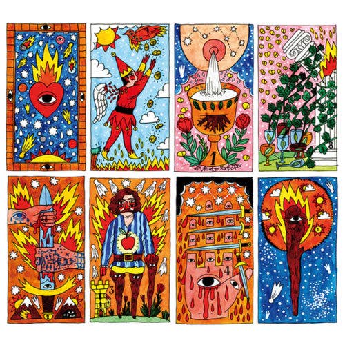 Cardshouse - Wholesale Tarot Cards - Tarot Del Fuego Deck Fournier4