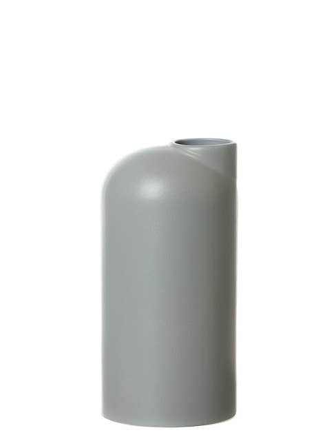 Small Anna Ceramic Carafe With Sand Finish, Grey for wholesale by Lübech Living