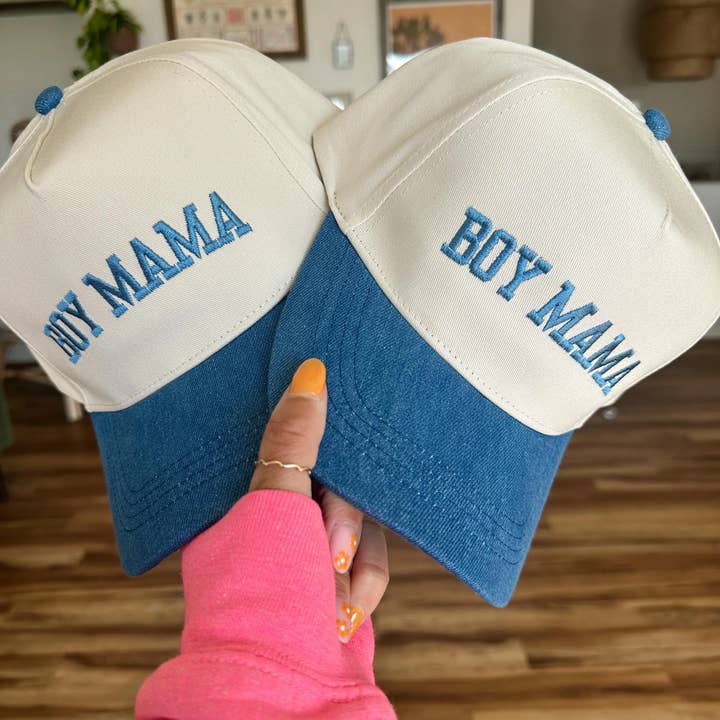 DENVERCO. - Wholesale Trucker Hat - Women's - Boy Mama Embroidered Hat