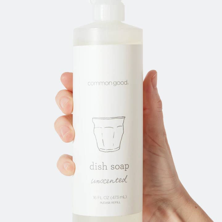 Dish Soap Bottle - 16 oz Unscented for wholesale by Common Good