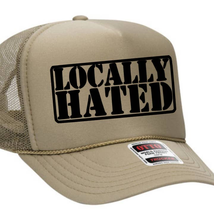 Casquette Trucker en Mousse pour Adulte Otto Localement Détestée pour la vente par Truck You Hat Co.