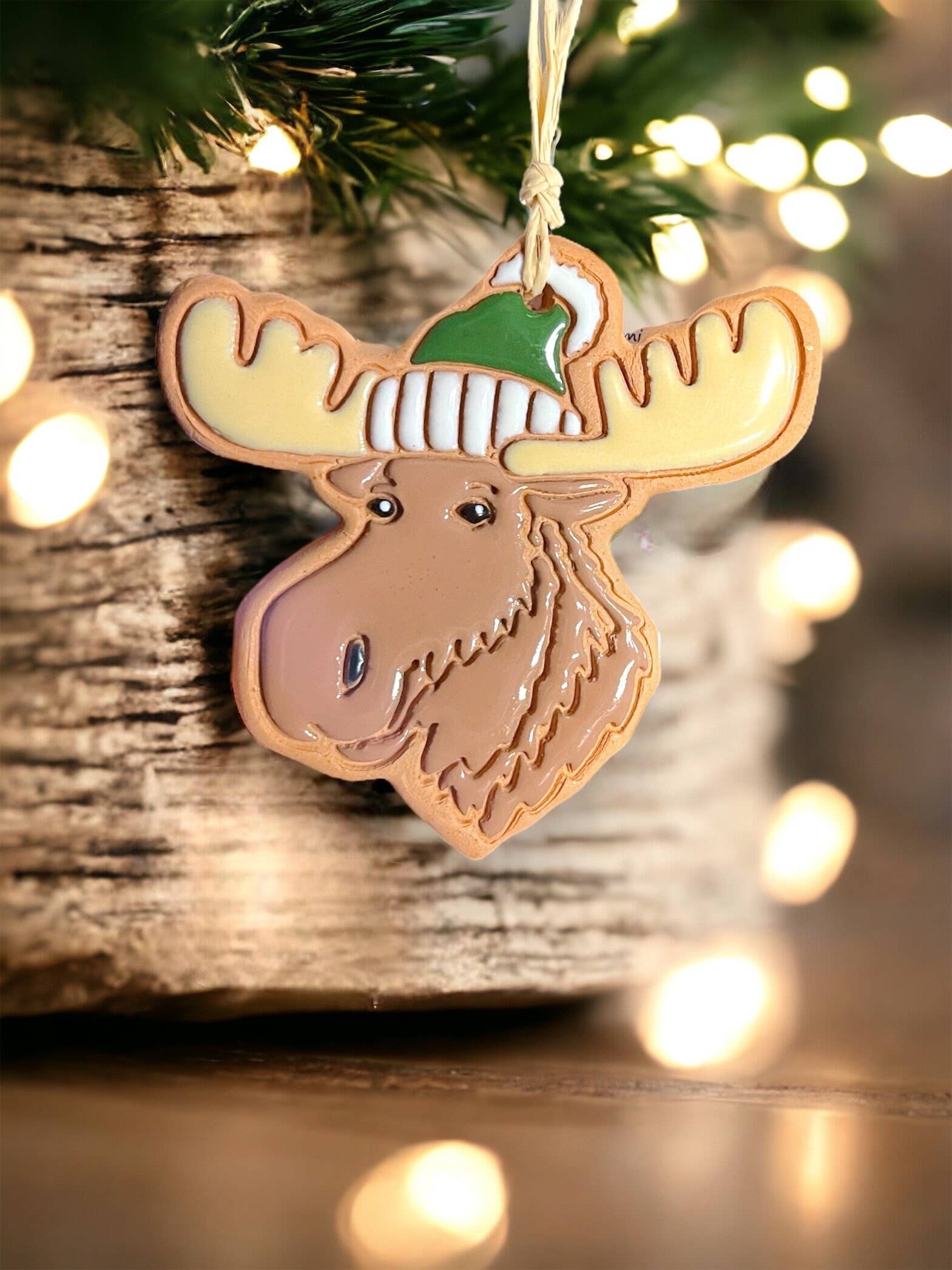 Little Clay Hen - Wholesale Ornament - Moose Artisanally Crafted Ornament 2