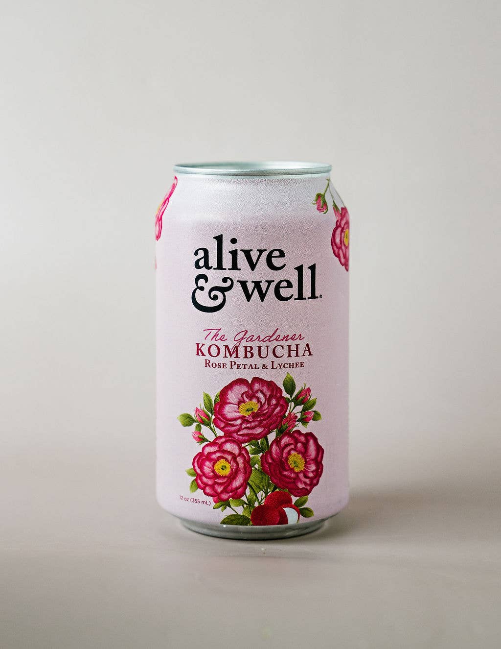 Alive & Well Kombucha - Wholesale Kombucha - Rose Petal & Lychee Kombucha