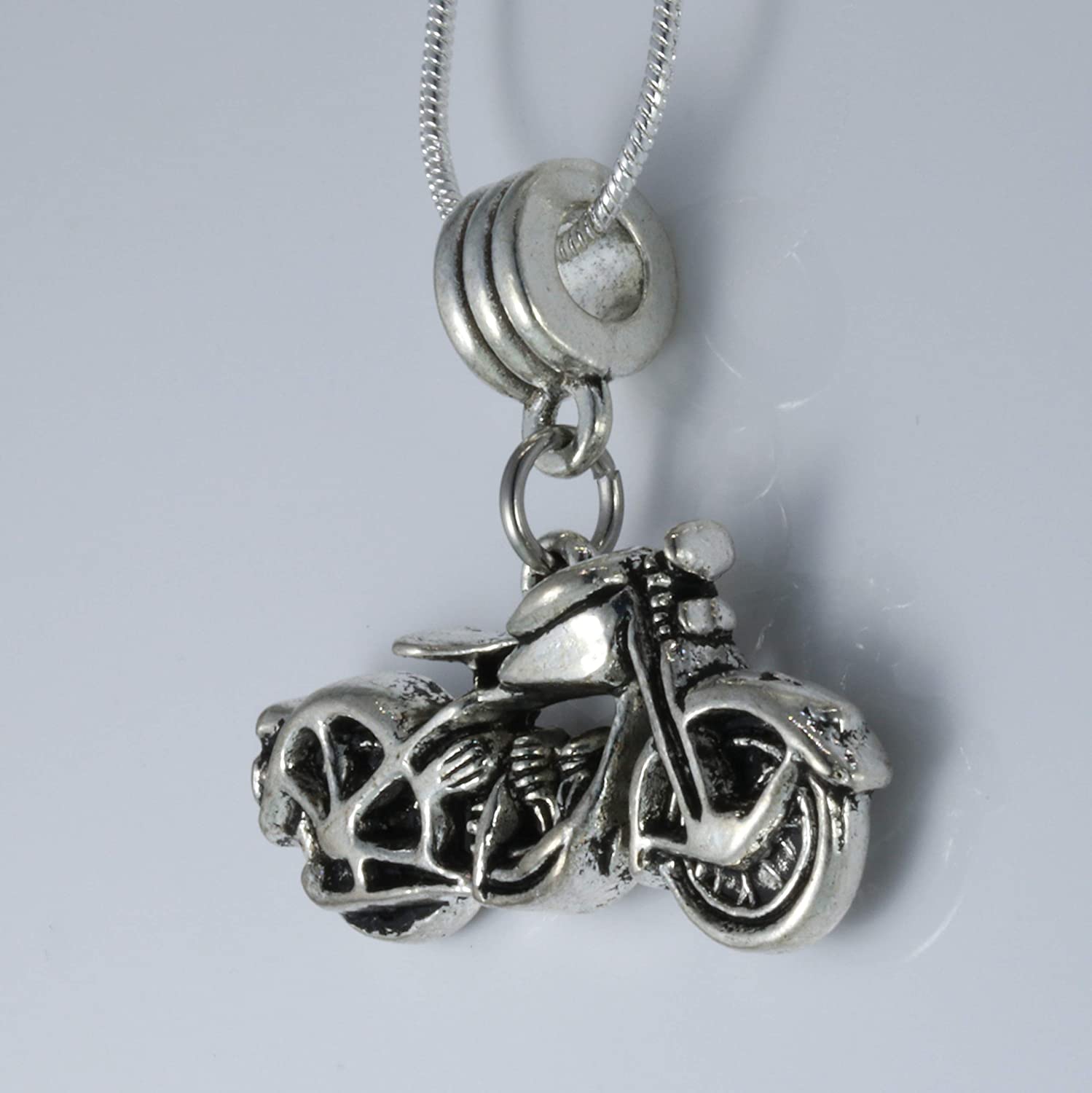Dave The Bunny - Vendita all'ingrosso Collana con ciondolo/pendaglio - Biker Jewelry da uomo | Ciondolo da motociclista da donna come grande collana anarchica con il tuo ciondolo per moto preferito e gioielli Freedom Biker Gioielli da donna o una collana commemorativa per la pensione8