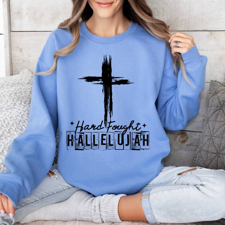 Hard Fought Hallelujah for wholesale by Farm Life Crafting