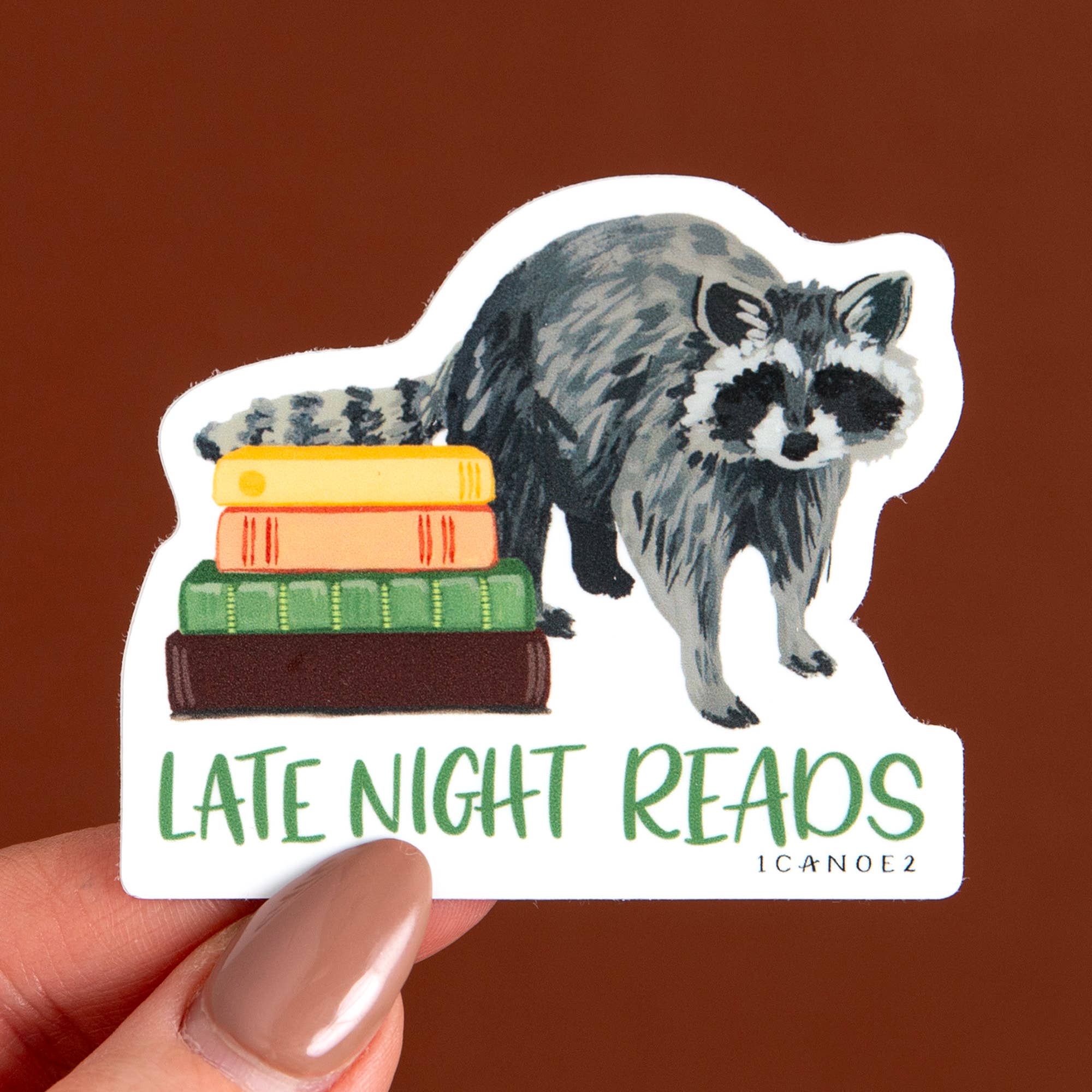 1canoe2 | One Canoe Two Paper Co. - Wholesale Sticker - Late Night Reads Decal Sticker0