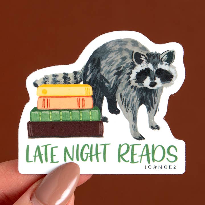 1canoe2 | One Canoe Two Paper Co. - Wholesale Sticker - Late Night Reads Decal Sticker0