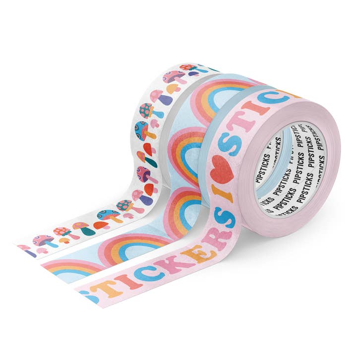 Feeling Happy Washi Tape Collection for wholesale by Pipsticks