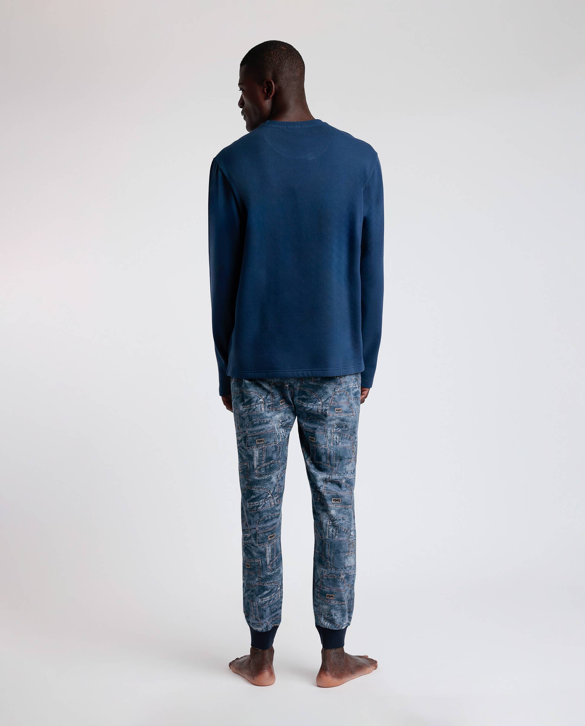 DENIM LOIS Texan pyjama met lange mouwen voor heren voor groothandel op Faire1