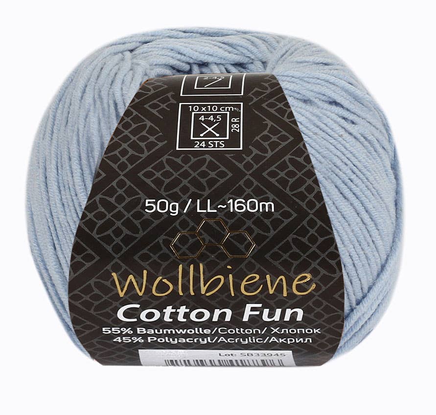 Wollbiene - Wholesale Yarn - Cotton Fun all-season wool 50g knitting wool cotton mix21