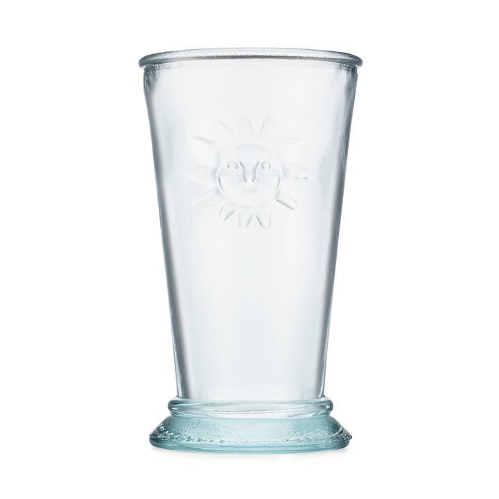 Tuscan Sun Green Glass Long Drink 8 Ounce, 6 pack for wholesale by Kitchen Supply Wholesale