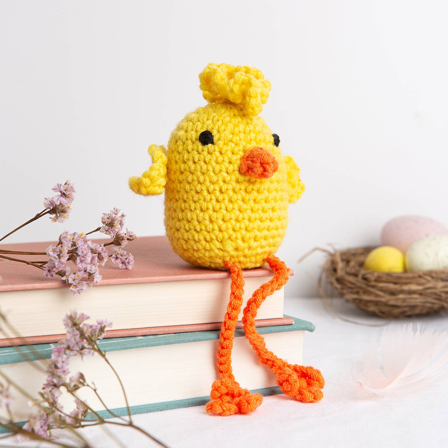 Wool Couture Company - Wholesale Knitting/Crochet Supplies - Mini Hugo Easter Chick Duo Easy Crochet Kit2