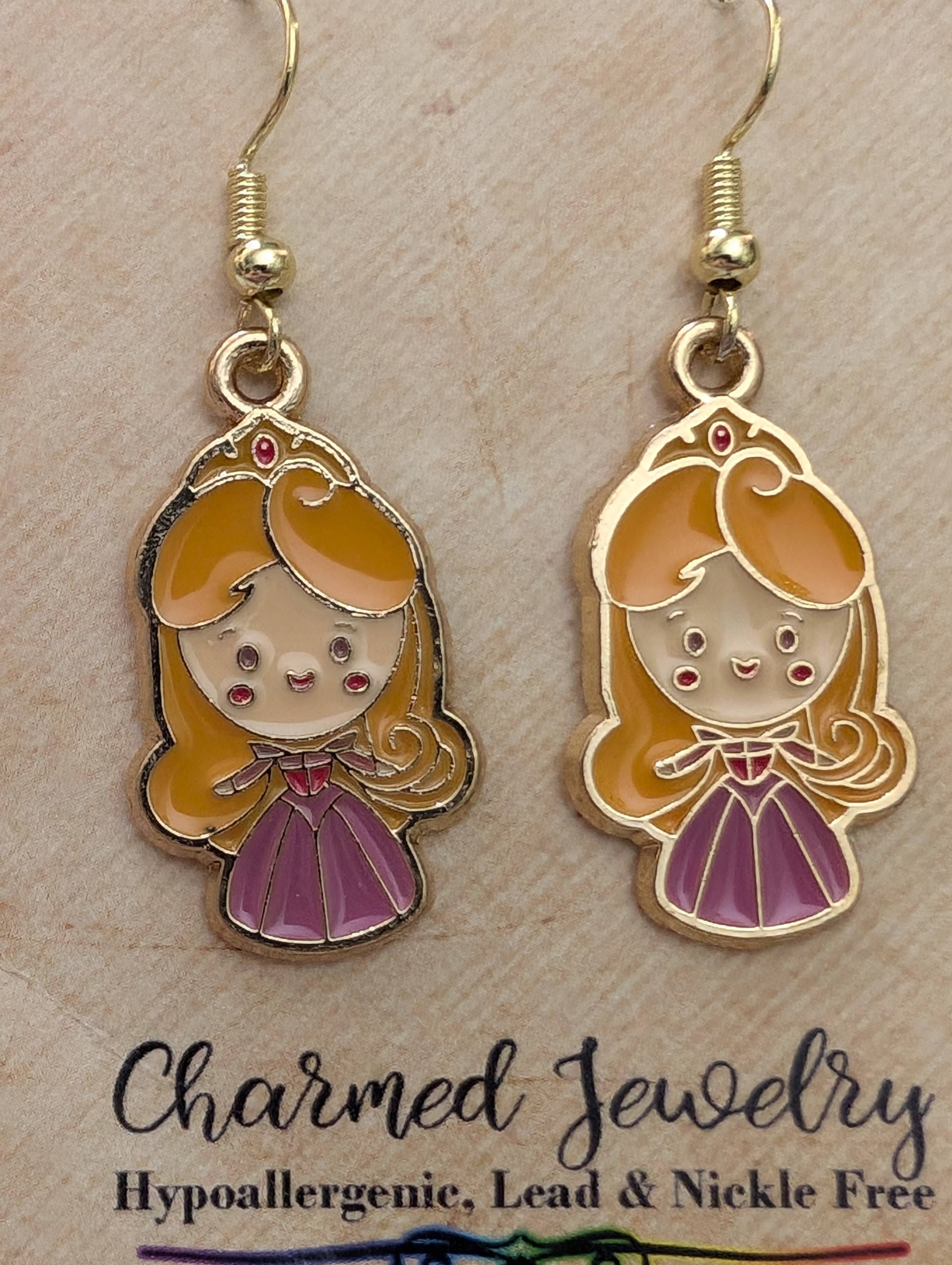 Con-Quest Crafts - Wholesale Dangle Earrings - Fairy Tale Princess Inspired Earrings &Necklaces24