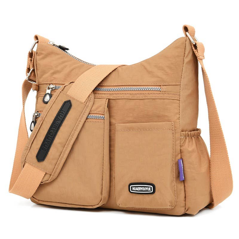 wandf - Vente Sac à bandoulière – femme - Sac bandoulière en nylon, sac à main multi-poches2