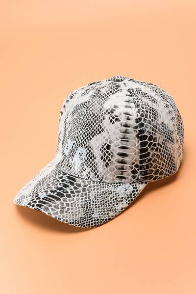 JOSSLYN by wall to wall - Wholesale Baseball Cap - Women's - ANIMAL PRINT BASE BALL CAPS  | 40HW7104
