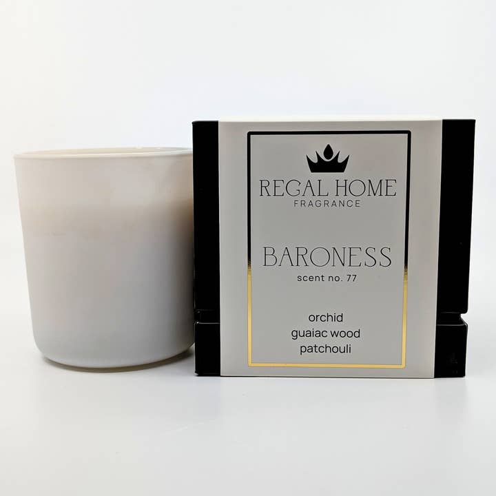 Baroness Kerze für den Großhandel von Noble Crown Fragrances