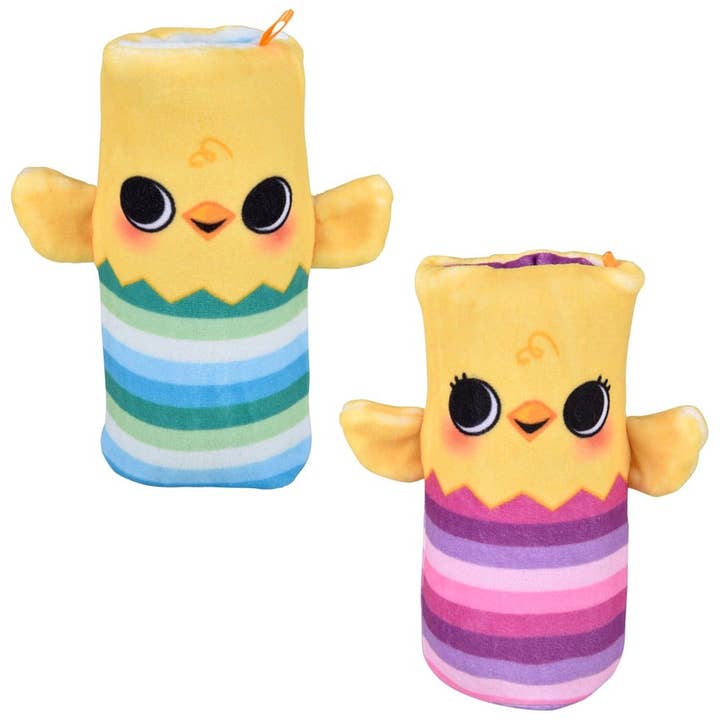 La Luna Bella - Toys – wholesale Fyllda/plyschleksaker - Barn och baby – Påskkyckling plyschvatten Wiggler 5.5" LLB plyschleksaker2