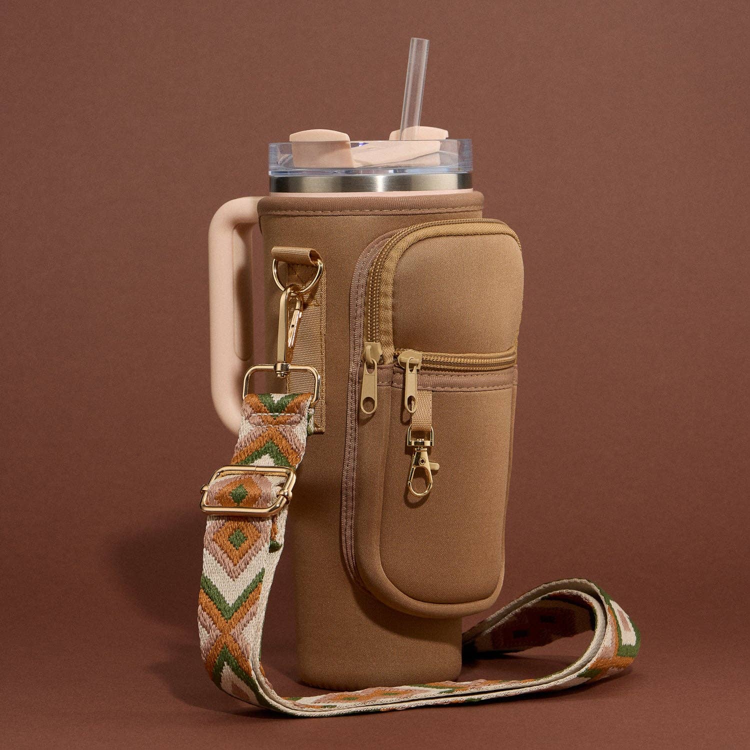 Frem - Vente Sac à bandoulière – femme - Sac élégant isotherme à bandoulière pour bouteille3