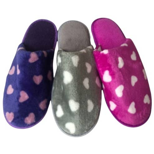 HARTEN INDOOR PANTOFFEL - 3 KLEUREN - M.36/41 - MBS02035 voor wholesale door MB SMERWICK SA